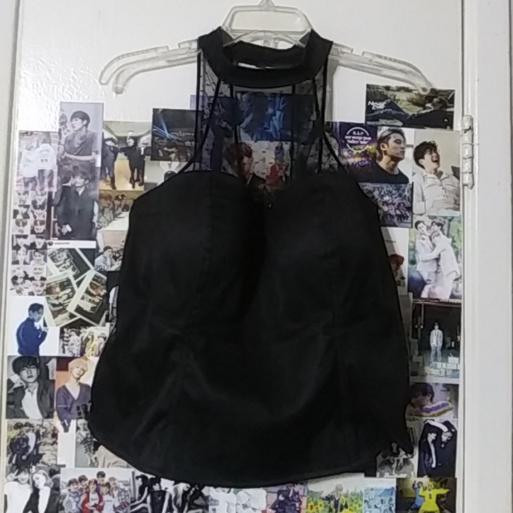Bustier with lace